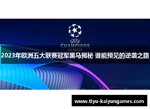 2023年欧洲五大联赛冠军黑马揭秘 谁能预见的逆袭之路